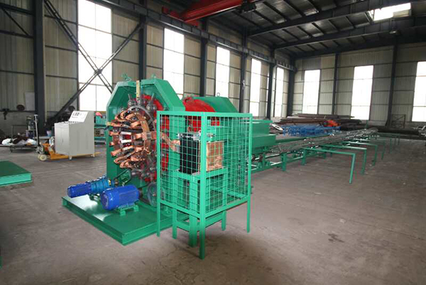 Reinforcing cage welding machine